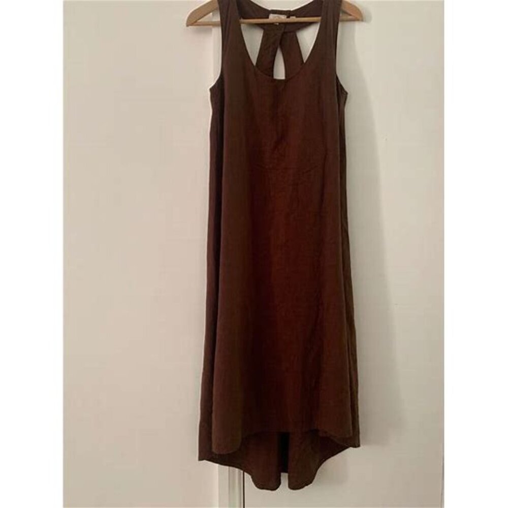 Fat Face Lola Linen Dress - Navy Blue- Size6 NWT